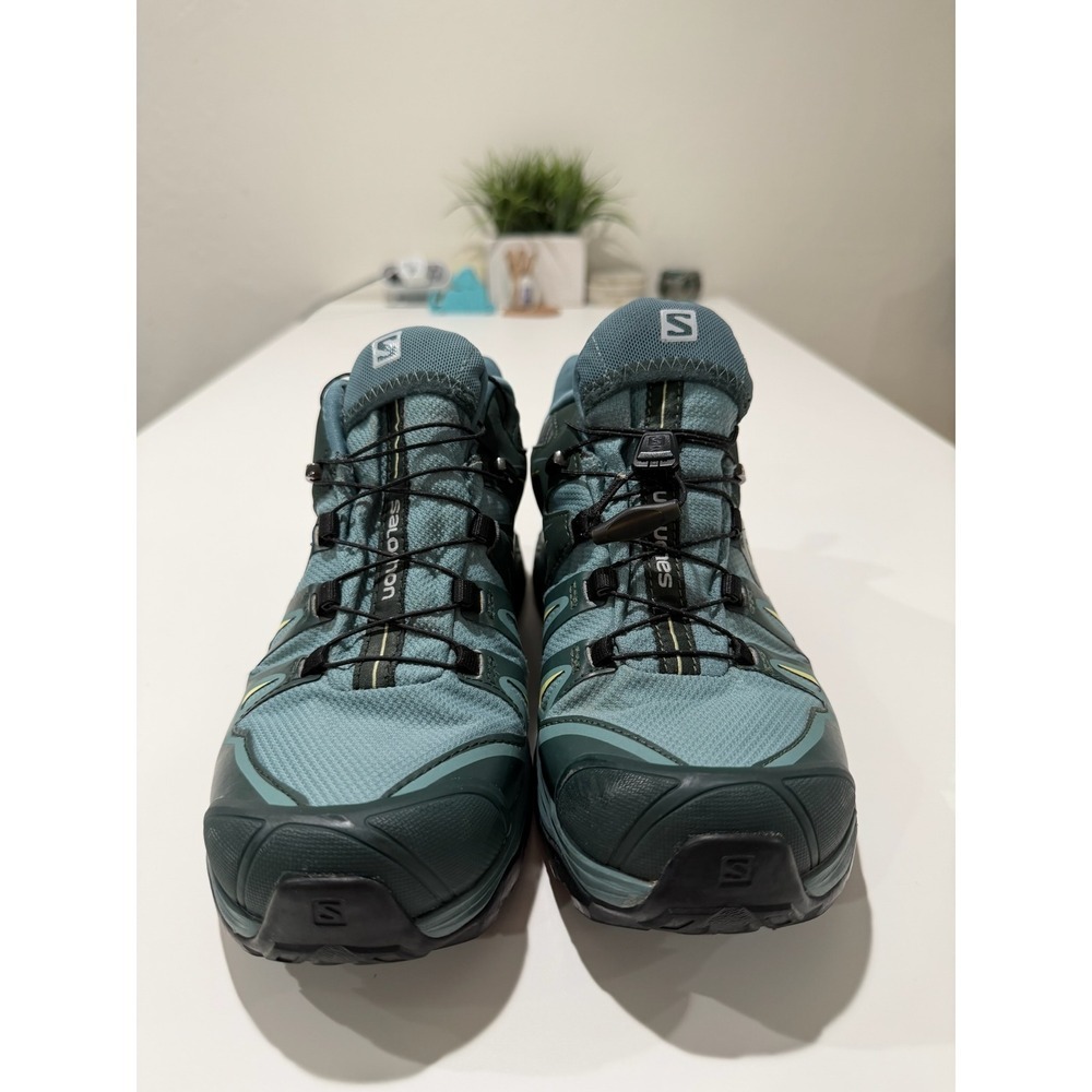 Salomon XA Pro 3D Men 10.5 Blue Green Trail Running Hiking Shoes 400065 - Picture 6 of 12